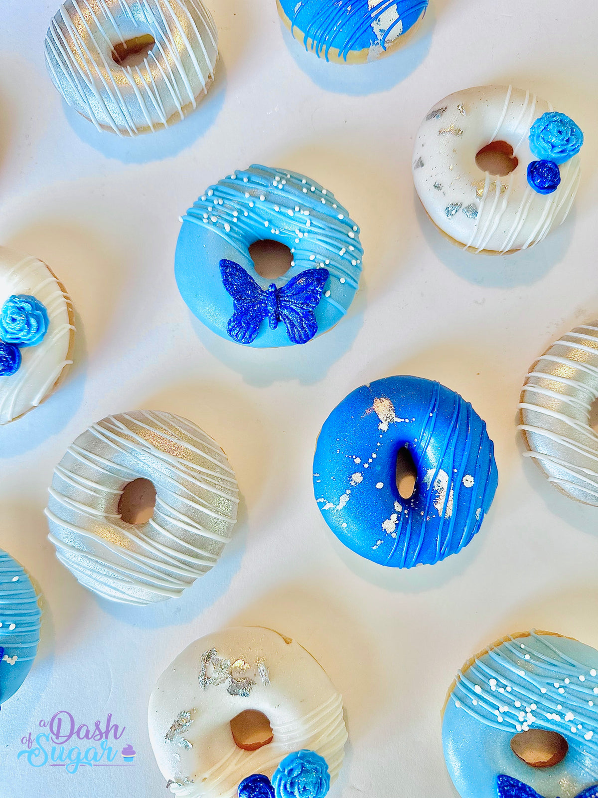 Custom Donuts One Custom Themed Mini Donuts – A Dash Of Sugar