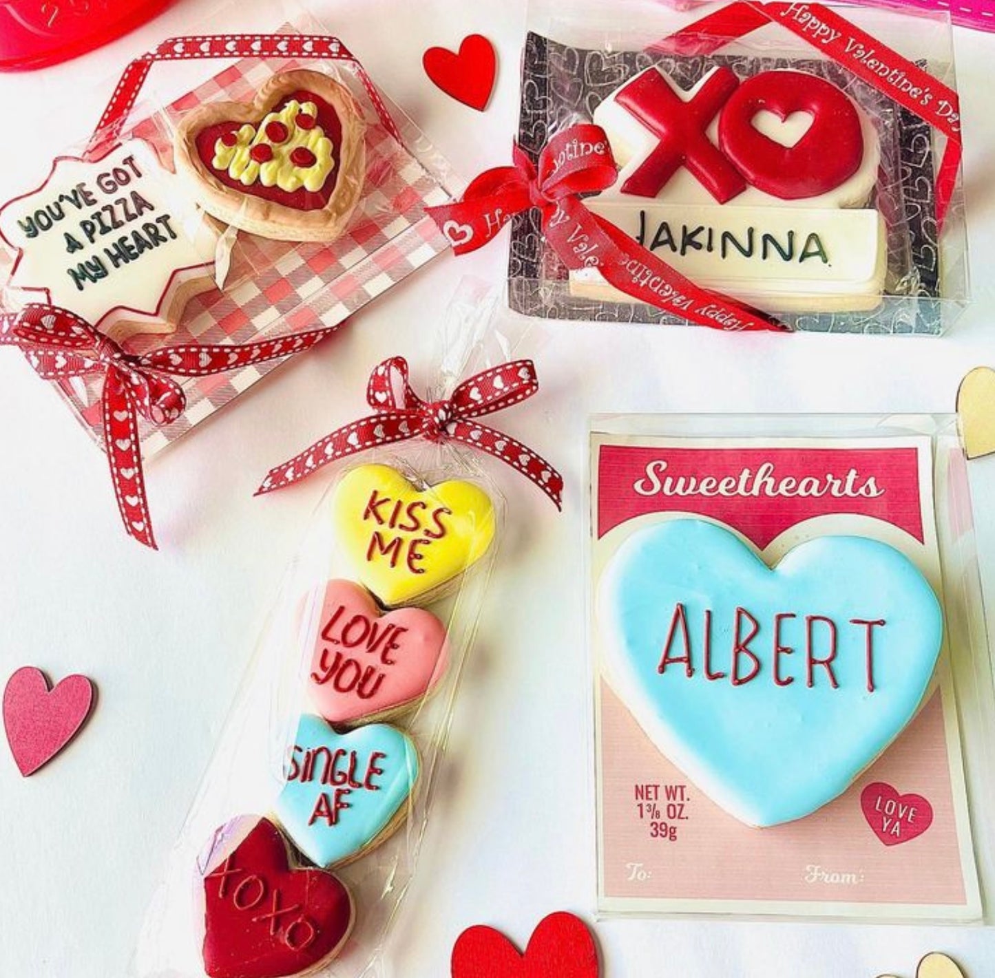 Valentine Royal Icing Cookies
