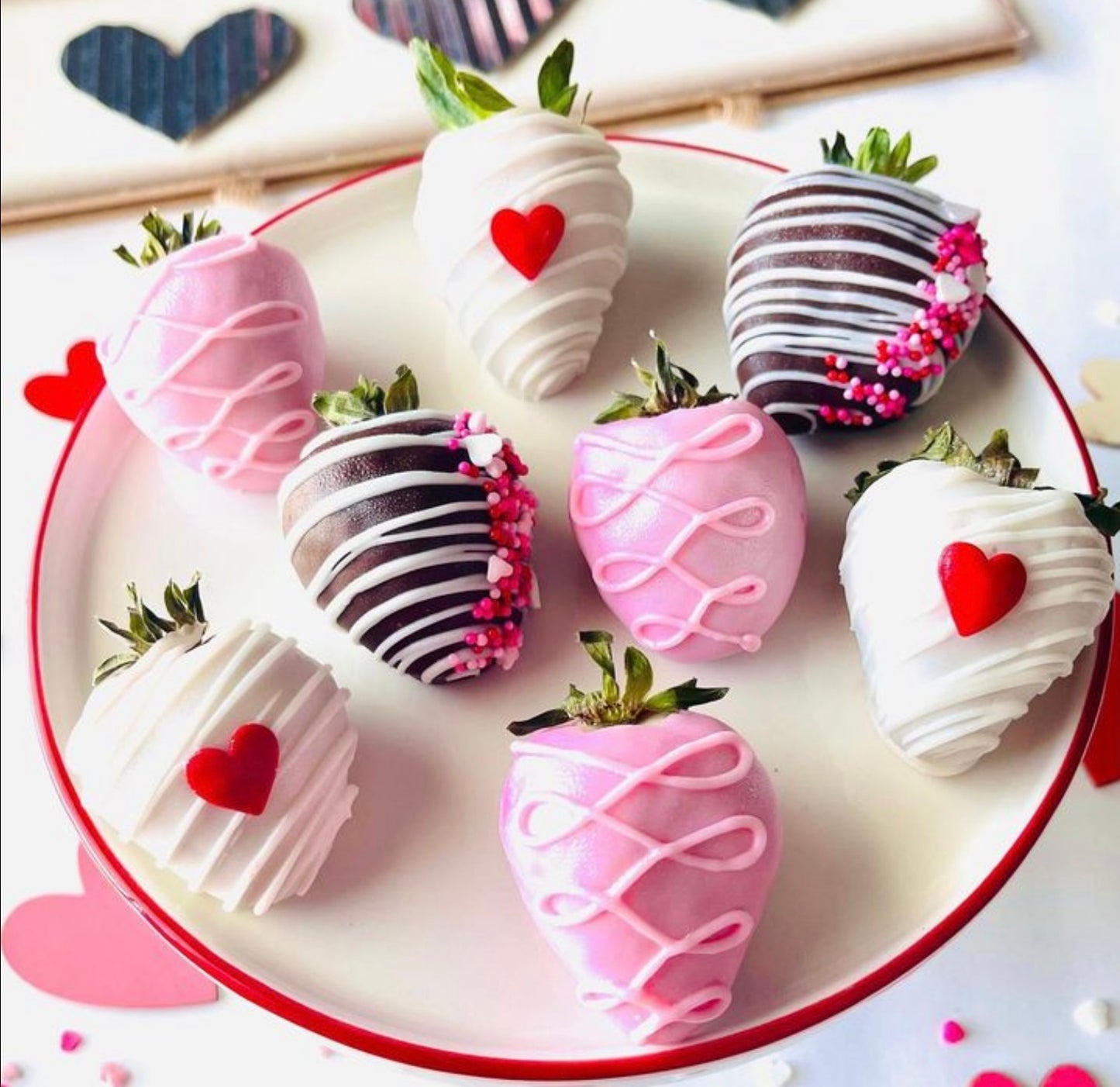Valentine Chocolate Covered Strawberries