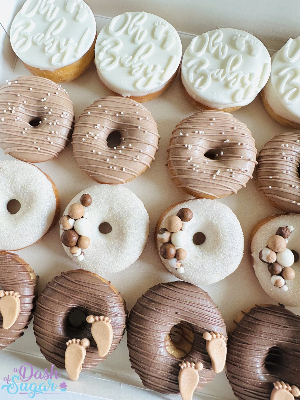 Custom Donuts One Custom Themed Mini Donuts – A Dash Of Sugar
